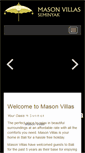 Mobile Screenshot of masonvillas.com